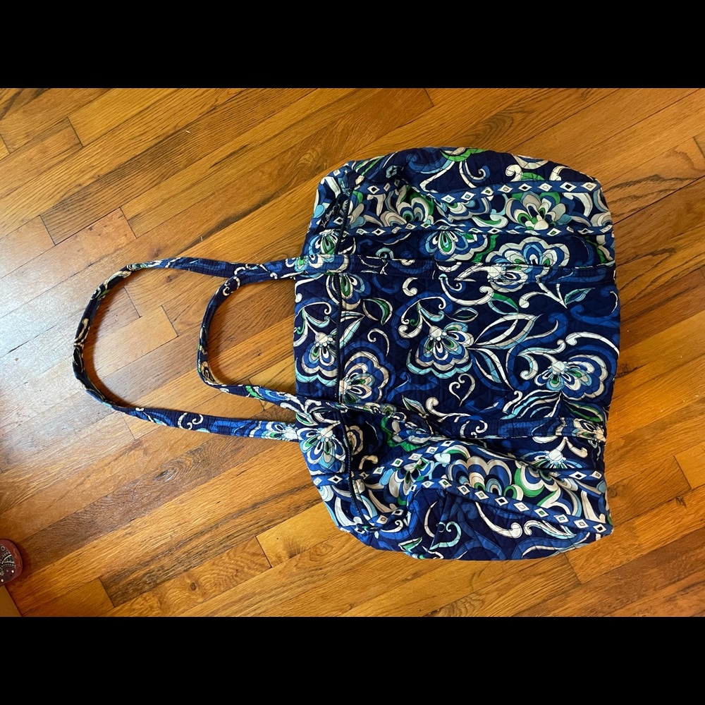 Vera Bradley Large Duffel - Mediterranean Blue